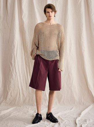 Le 31 Mens Pleated XL Bermuda Shorts Inseam: 12