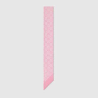 Gucci Printed Silk Chiffon Ribbon