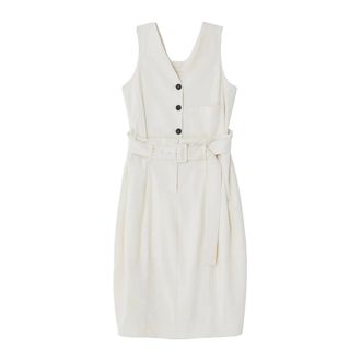 Low Classic Mujer, Vestidos, Beige, Talla: M