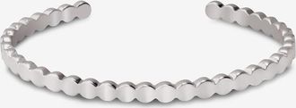 Bangle Up Armreif aus rhodiniertem Stahl Lumi Argent