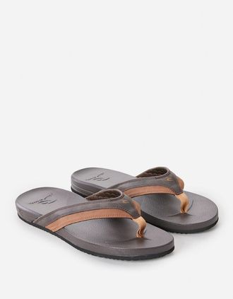 Rip Curl Mens Rip Curl Mens Soft Top Open Toe Flip Flops - Brown - Size: 12