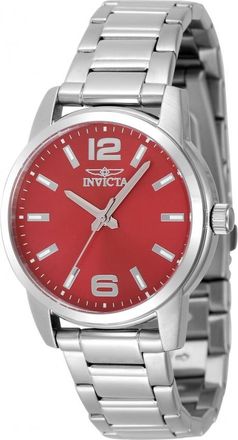 Invicta Celestial Quartz Red Dial Ladies Watch 48500