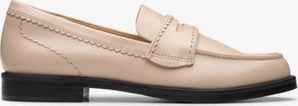 Clarks Straven Edge Sand Leren Schoenen