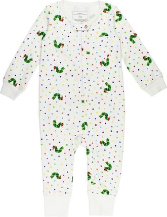 LOvedbaby x The Very Hungry Caterpillar Organic Cotton Romper at Nordstrom, Size 12-18M