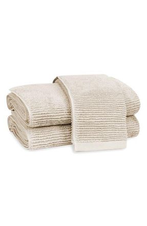 Matouk Aman Rib Cotton Tub Mat in Beige at Nordstrom, Size Bath Mat