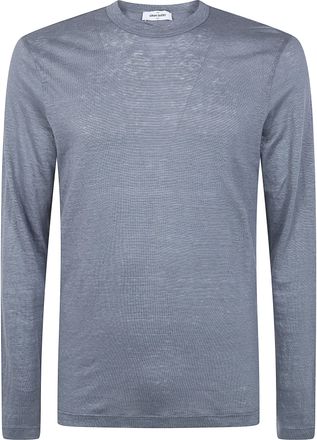Gran Sasso Logo Print Long Sleeves T-Shirt