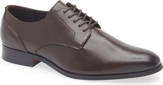 Abound Cameron Plain Toe Derby in Dark Brown at Nordstrom Rack, Size 10.5