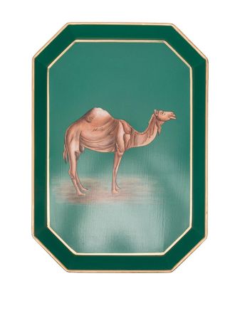 Les-Ottomans Decorative Iron Tray 7323 It199