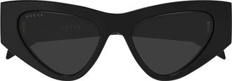 Gucci Sunglasses Gg2019 S 001 Black/Grey Woman