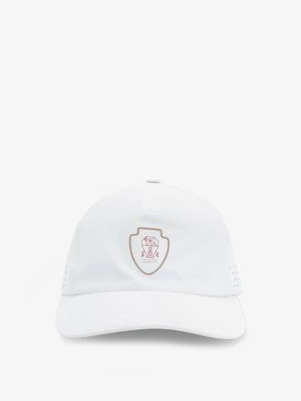 Brunello Cucinelli Cappello in nylon con logo frontale - BRUNELLO CUCINELLI - gender_Man