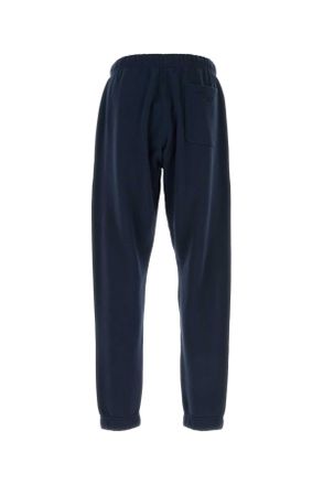 Kenzo Mens Navy Blue Cotton Joggers Navyblue Exterior: Pantaloni