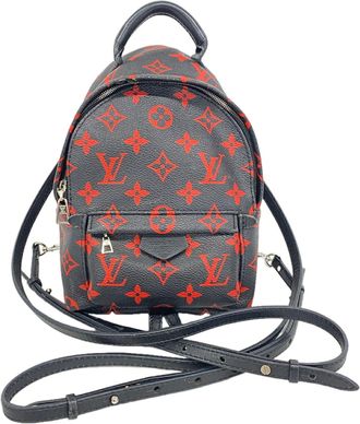 Louis Vuitton Black Red Color Backpack (Pre-Owned)