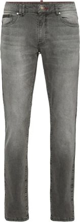 Philipp Plein Jeans met logo-applicatie - Grijs