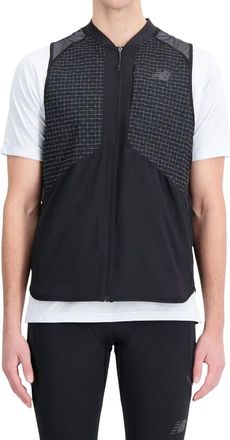 New Balance Impact Run Luminous Packable Vest In Black