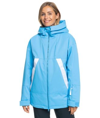 Roxy Womens Chloe Kim DryFlight Jacket - Azure Blue