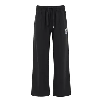 Casablanca Wide Trousers, male, Black, Size: 2XL Sweatpants