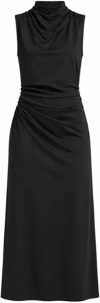 Pinko Midi Jurk - Dames - Casual kleedjes - Zwart - XS - Kleedjes