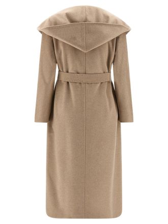 Max Mara Womens Beige Cashmere Coat Clothing