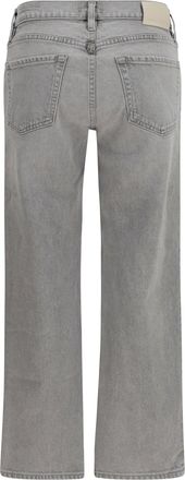 Citizens Of Humanity Womens Jeans Vintage Straight-Leg Quartz Grey Cotton