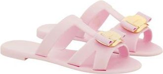 Ferragamo Lilou Slide Sandal in Cotton Candy at Nordstrom, Size 10