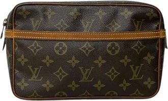 Louis Vuitton Pre-owned Clutches, female, Brown, Size: ONE SIZE Pre-owned Monogram Clutch Bag