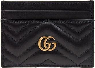Gucci GG Marmont Card Case Black 443127-DTD1T-1000