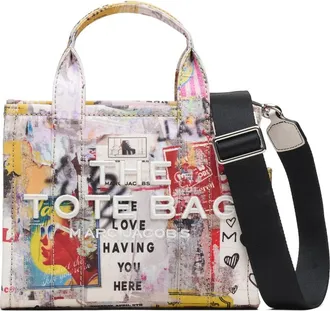 Marc Jacobs The Pop Americana Canvas Small Tote Bag