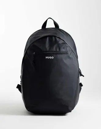 HUGO BOSS HUGO Red - Zaino nero con logo