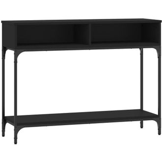 vidaXL Vidaxl - Mesa Consola Madera De Ingenier&iacute;a Negra 100x30,5x75 Cm