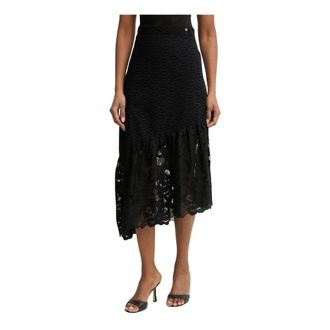 Guess Dames, Rokken, Zwart, Maat: XS Katoen