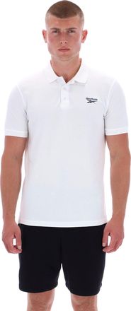Reebok Poloshirt REEBOK BLAZE EMBROIDERED SS POLO SHIRT, Herren, Gr. XXL, wei&szlig;, Obermaterial: 100% Baumwolle, Rundhals, Shirts Poloshirt