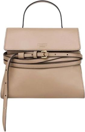 Moschino Handbags, female, Beige, Size: ONE SIZE Tie Me Bag Small
