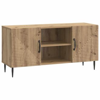 vidaXL Mueble De Tv Roble Artesanal 102 X 34,5 X 50 Cm Vidaxl