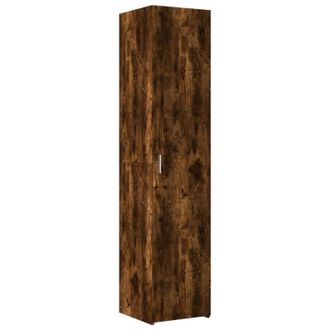 vidaXL Credenza Rovere Fumo 40x42,5x185 cm in Legno Multistrato - Vidaxl