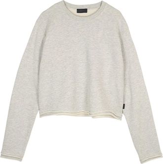 Haikure Kathleen Sweatshirt - Dames - Sweatshirts & Hoodies - Grijs - Maat: XS Katoen