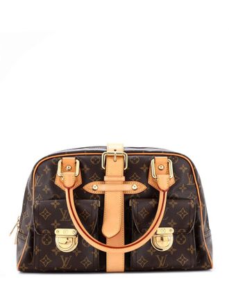 Louis Vuitton Brown Monogram Canvas Manhattan Gm (Authentic Pre-Loved)