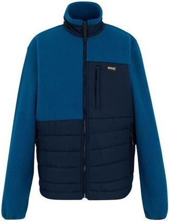 Regatta Frankie Borg Full Zip Hybrid Jacket in Navy And Snorkel Blue at Nordstrom, Size Xx-Large