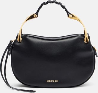 Alexander McQueen Bolso Wishbone Mini de piel