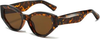 Generic Womens Small Frame Outdoor Sunglasses Mens Driving Vacation Sun Glasses(Multi-colored)