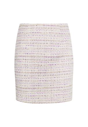 Faina Minirok van boucl&eacute; Dames Lavendel veelkleurig
