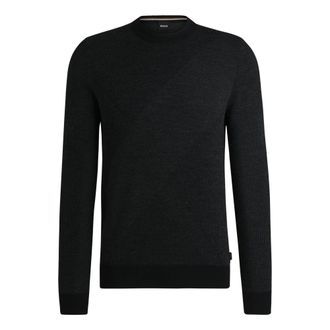 HUGO BOSS Hombre, Jerseys, Negro, Talla: L