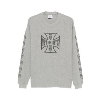 VETEMENTS Heren, Sweatshirts & Hoodies, Grijs, Maat: L