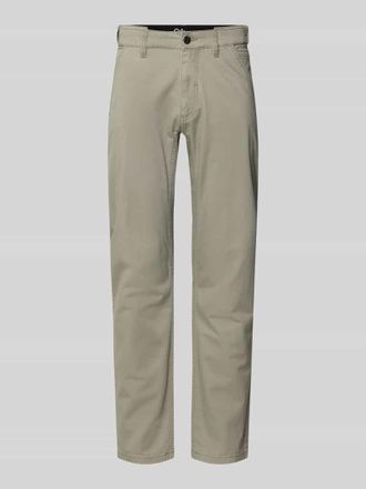 s.Oliver Red Label Regular Fit Chino aus Baumwoll-Mix in Khaki, Gr&ouml;&szlig;e XXL