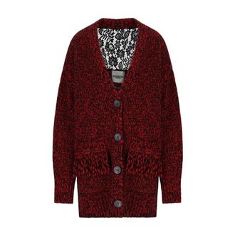 Essentiel Truien & Vesten, Dames, Veelkleurig, S, Katoen, Inlace Cardigan