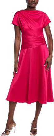 Teri Jon by Rickie Freeman Pebble Satin A-Line Gown