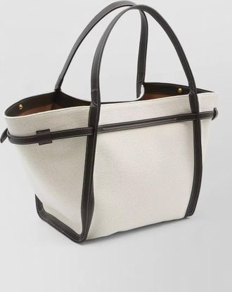 Tod's medium canvas tote bag double handles