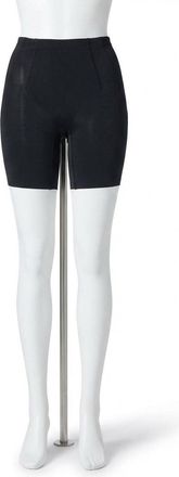 Spanx Mid-Thigh Shorts In Very Black