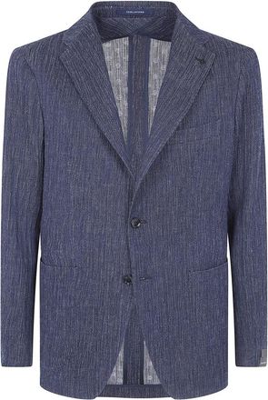 Tagliatore Montecarlo Jacket - Heren - Blazers - Blauw - 2XL - Leer - Jassen