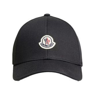Moncler L10913B0004804863999 Cap - Heren - Petten - Zwart - ONE Size - Katoen - Accessoires