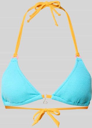 Banana Moon Banana Moon Bikini-Oberteil mit Label-Detail Modell BRARO in Helltuerkis, Gr&ouml;&szlig;e XL